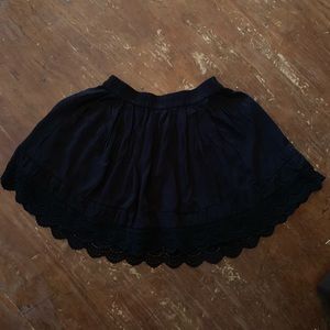 Aeropostale Shell Black Skirt